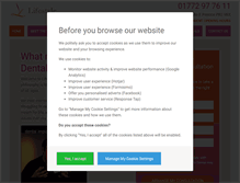 Tablet Screenshot of lifestyledental.co.uk