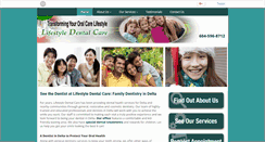 Desktop Screenshot of lifestyledental.ca